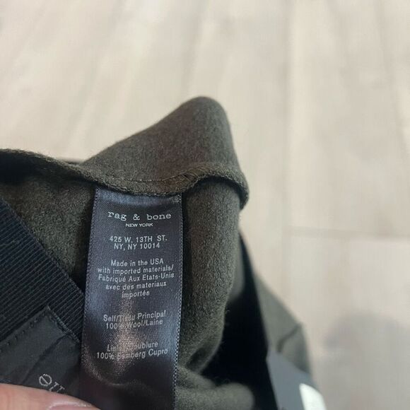 Rag & Bone women army green club pant size 4 - Picture 10 of 10